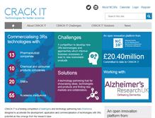Tablet Screenshot of crackit.org.uk